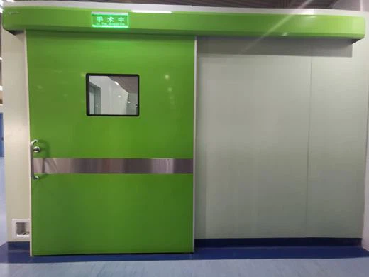 Porta corredissa hermètica mèdica