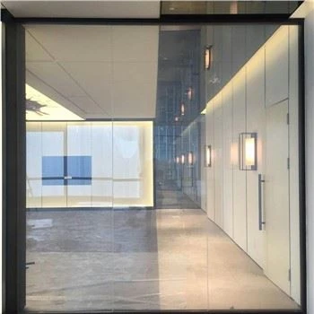Porta corredissa automàtica de vidre d'atenuació